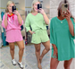 **MORE COLORS** Chillax Slouchy Short Set