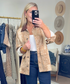 Doe & Behold Fawn Print Barn Jacket