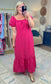 Check Yes or No Maxi Dress