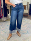 RISEN: On the Road Crop Cuffed Denim
