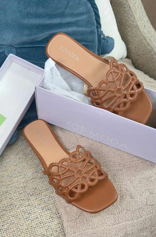 Lotus & Leisure Square-Toe Sandals