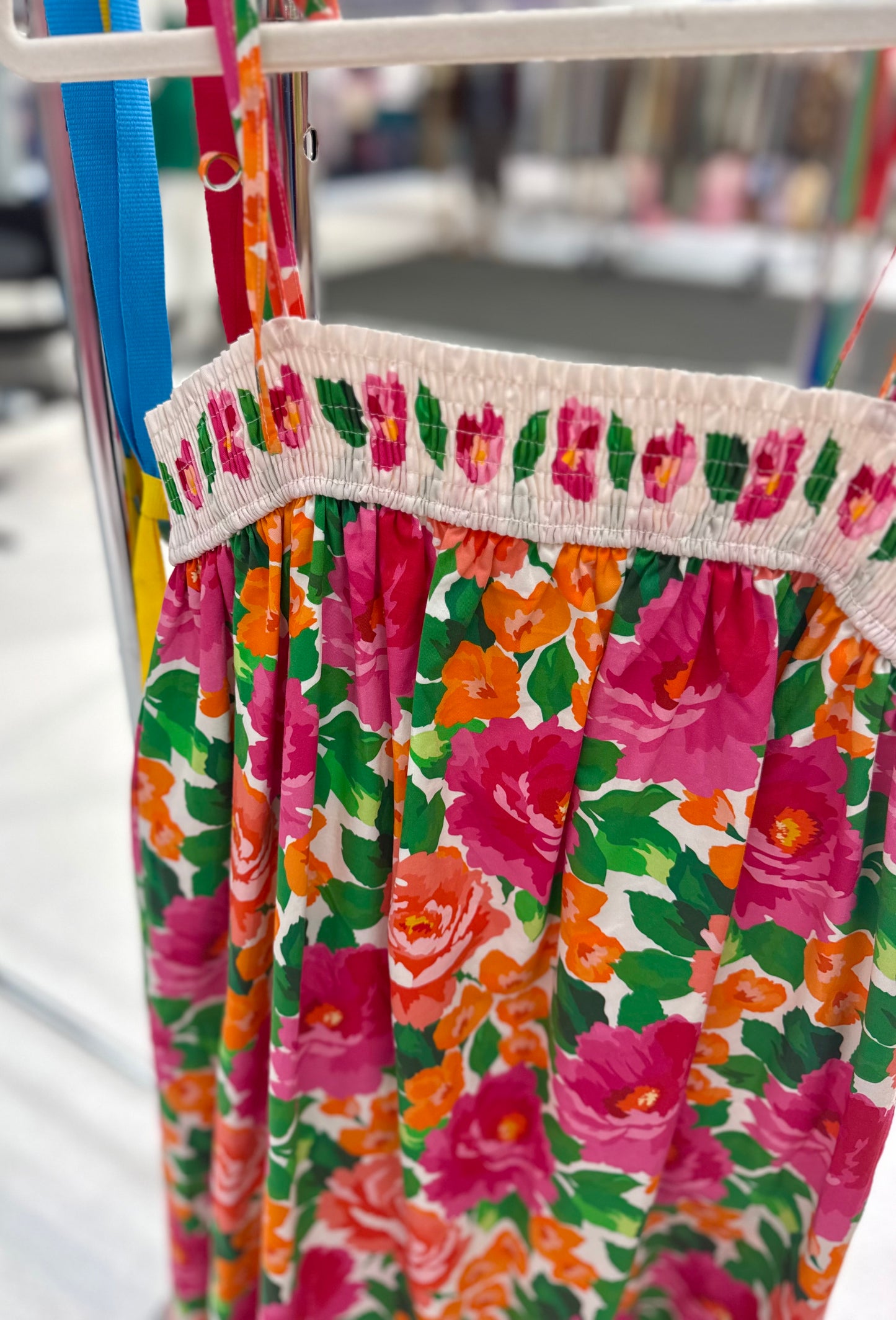 TCEC: Rosie Posie Printed Poplin Midi Dress