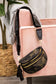 **MORE COLORS** Street Sleek Double Zip Crossbody Bag