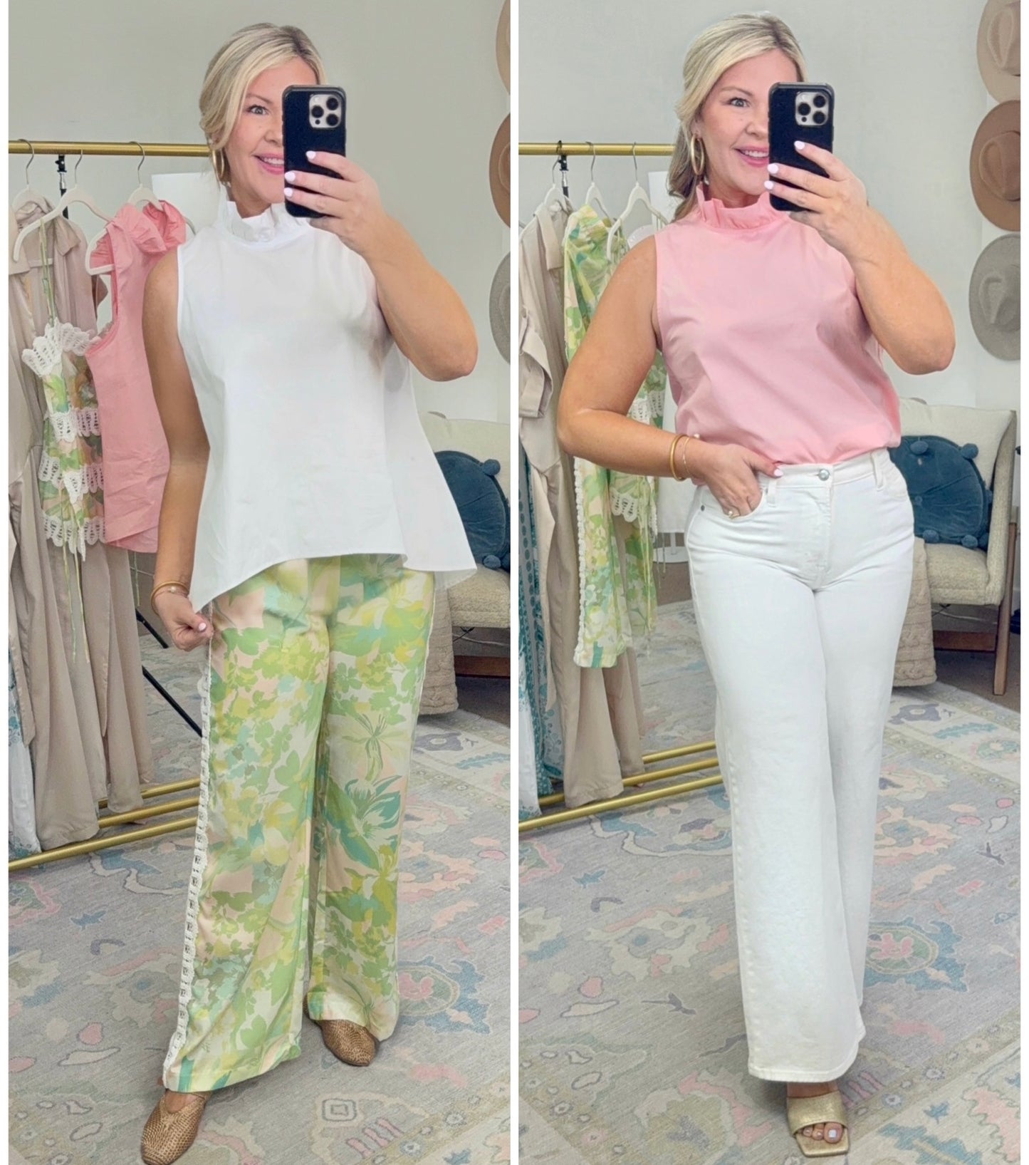 Polished & Poised Ruffle Bow Back Blouse