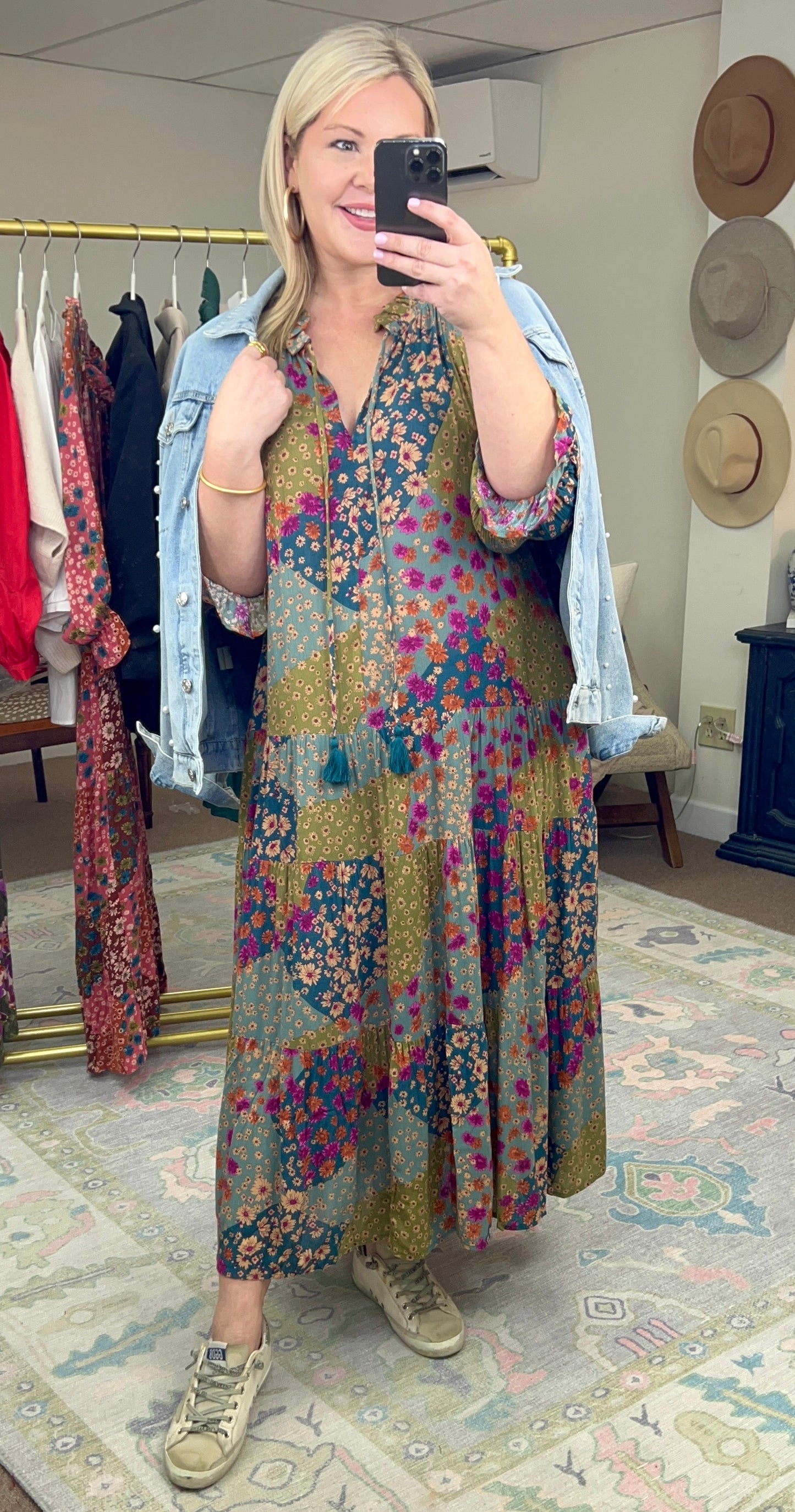 Dream Weaver Printed Maxi Dress