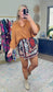 West of Here Printed Wrap Skort