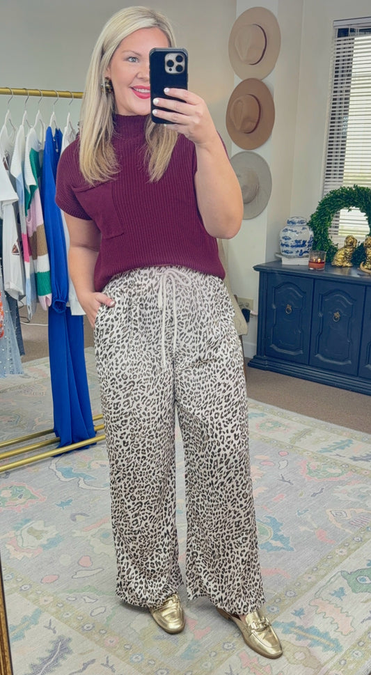 Concrete Jungle Animal Print Pants