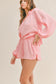 Ruffle Cotton Gauze Short Set