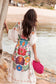 Maldives Motif Print Shirt Dress