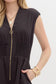 Night Out Wide Leg Zip Jumpsuit