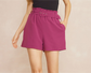 Jewel Tone Belted Shorts