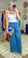 Perfect Timing Wide Leg Chambray Pants