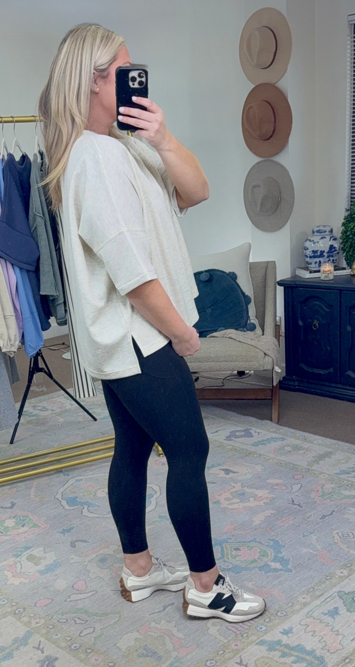 Casual Command Slouchy Scuba Top