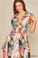 Private Island Palm Print Midi Dress