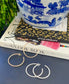 *MORE COLORS* Matte Hoop Earrings
