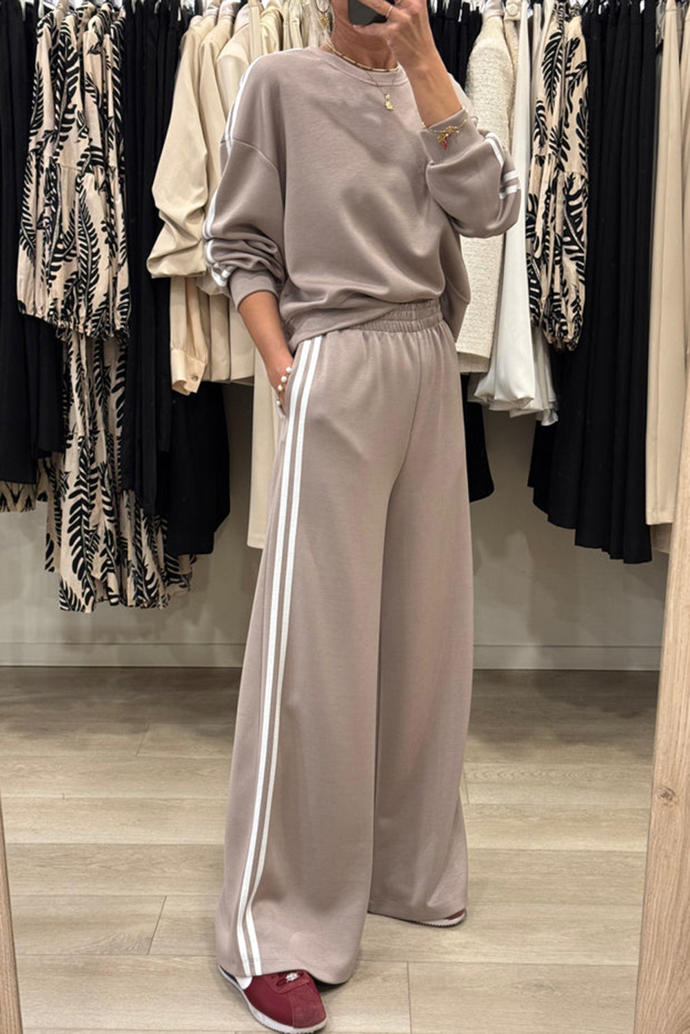 **MORE COLORS** Go the Distance Wide Leg Pant Set
