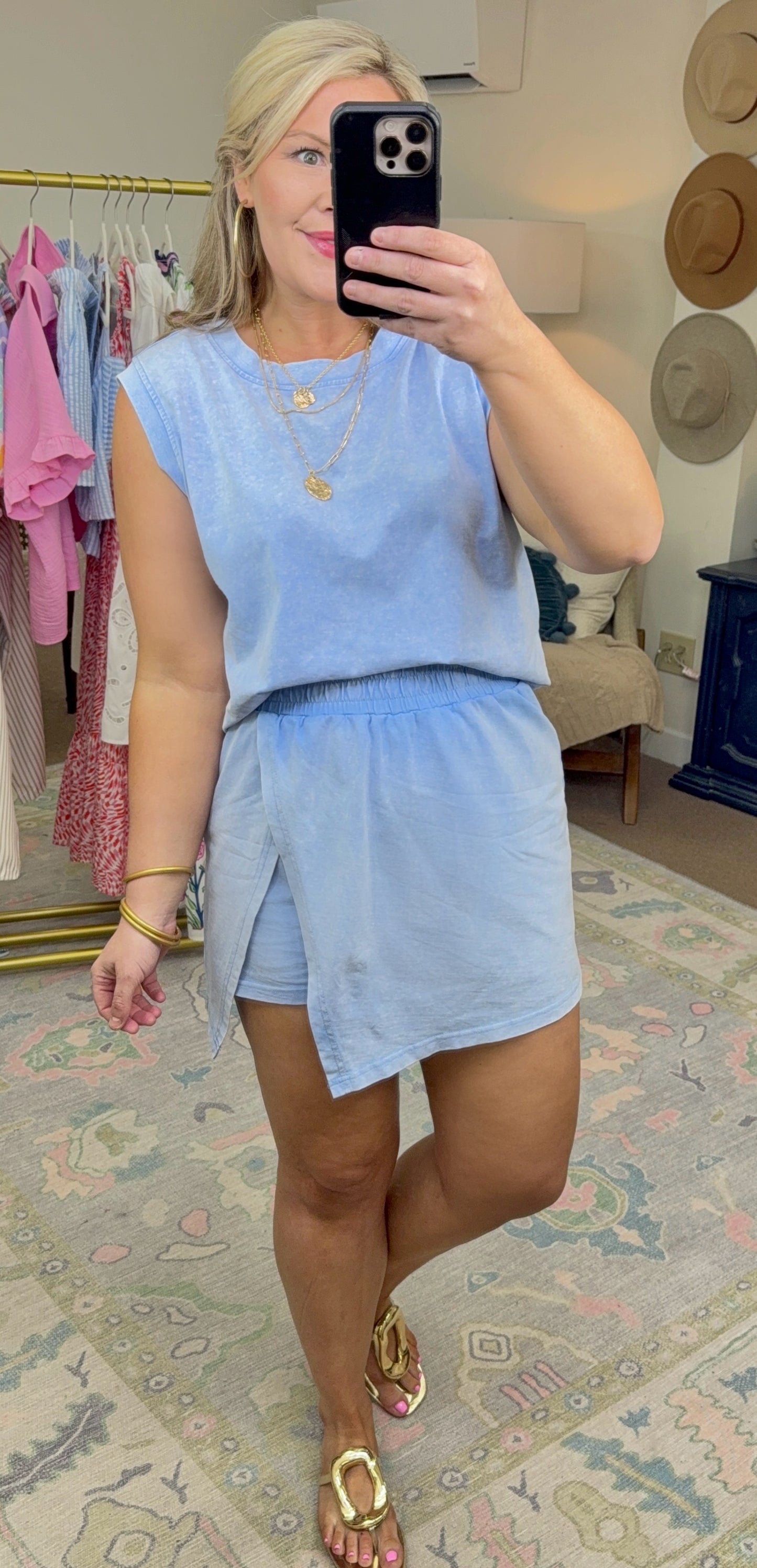 ✨RESTOCK✨ **MORE COLORS** On the Rise Mineral Wash Skort Set