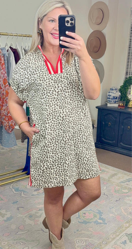 Wild Styled Animal Print Dress