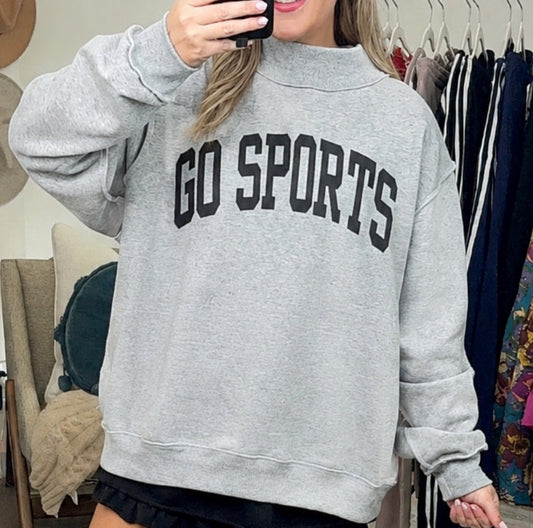 ✨SATURDAY STEAL DEAL✨ Go Sports Mock Neck Sweatshirt