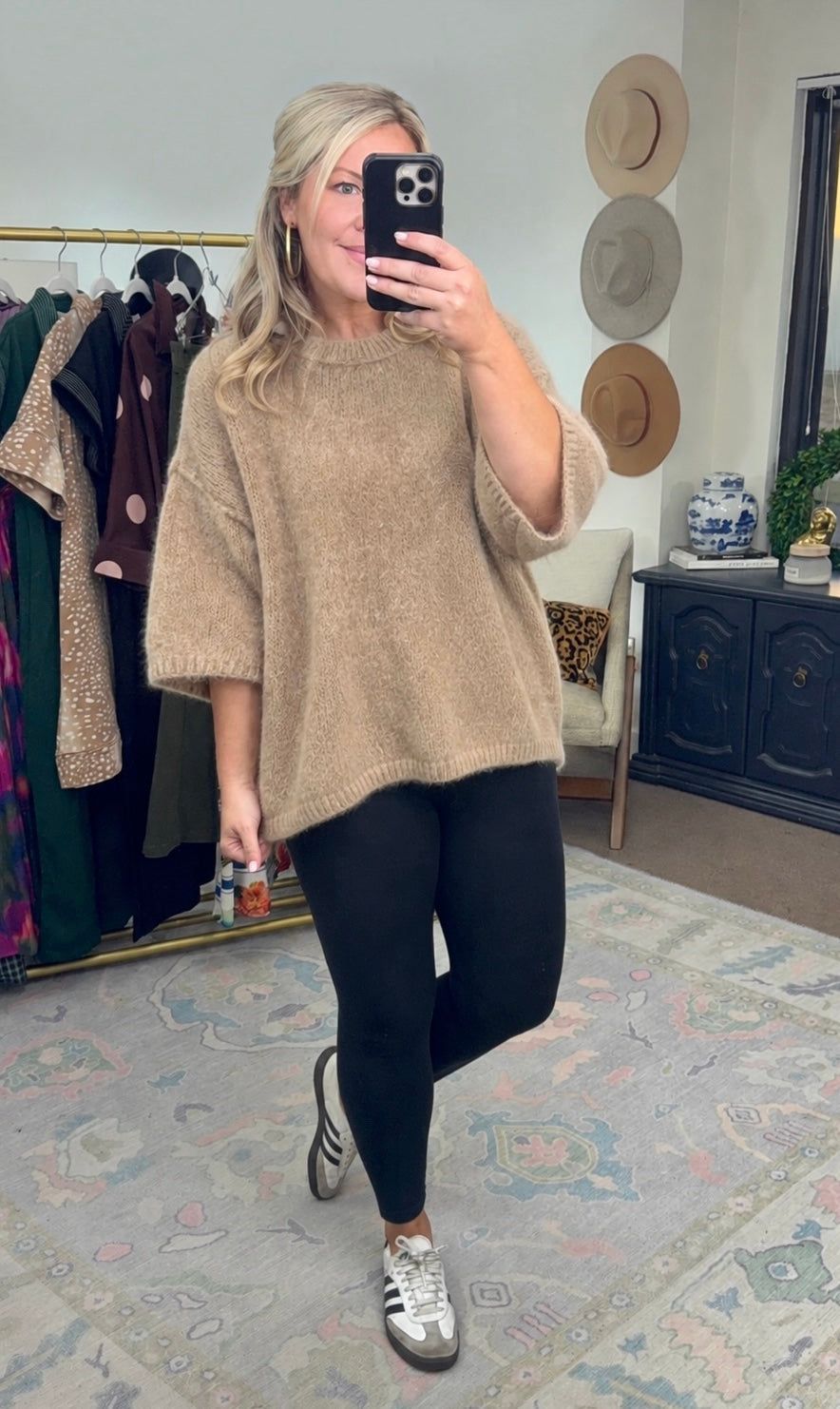 Knit Happens Slouchy Mohair Sweater
