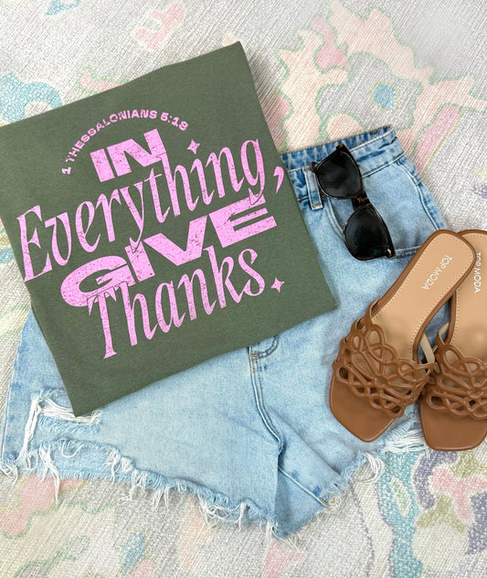 In Everything Give Thanks Graphic Tee