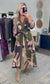 Picasso Perfection Print Midi Dress