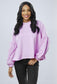 Love You More Peplum Flounce Pullover