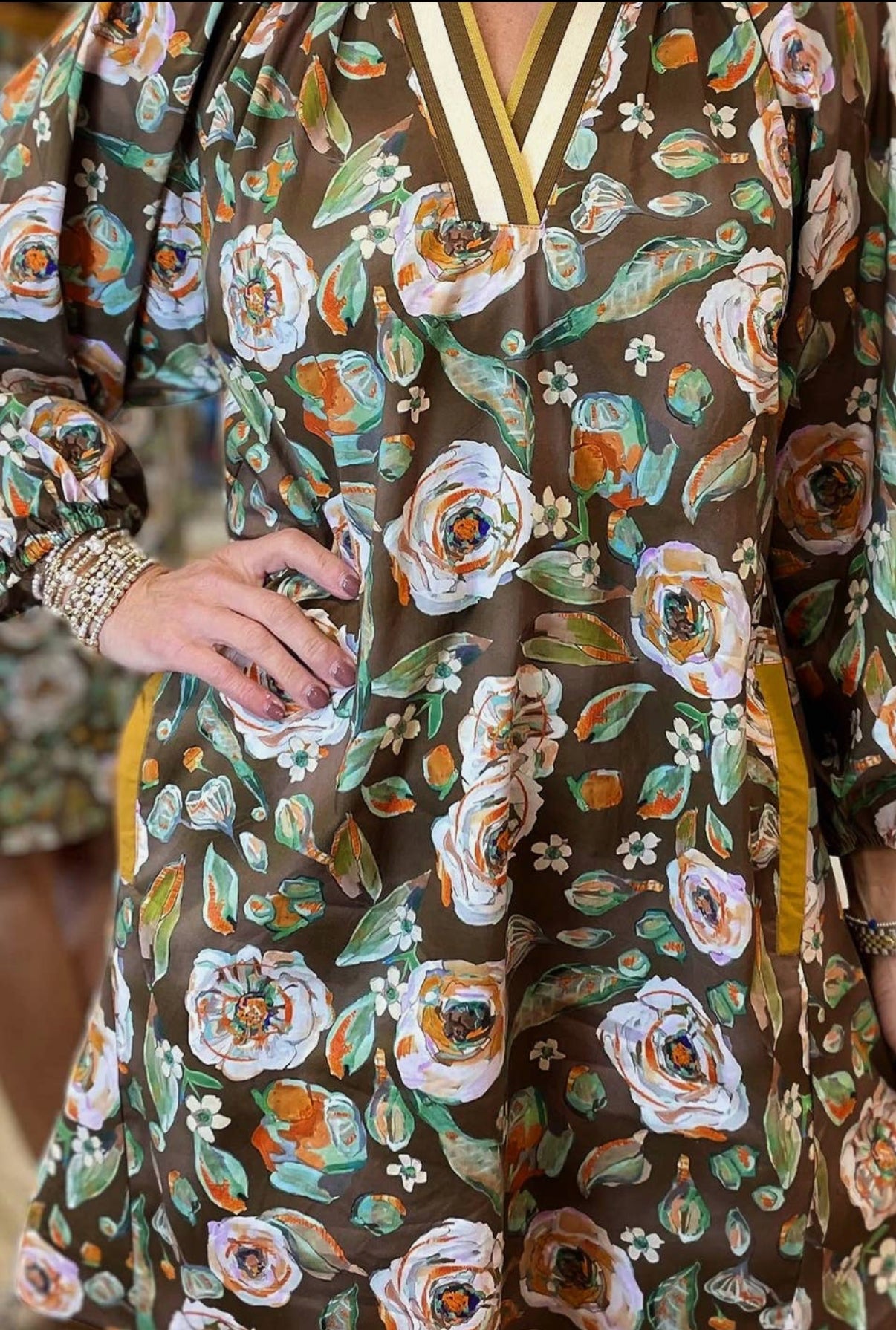Estate of Mind Floral Print Dress