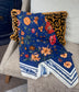 Autumn Affair Floral Print Twill Scarf