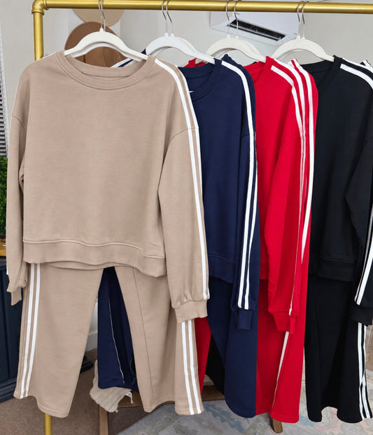 **MORE COLORS** Go the Distance Wide Leg Pant Set