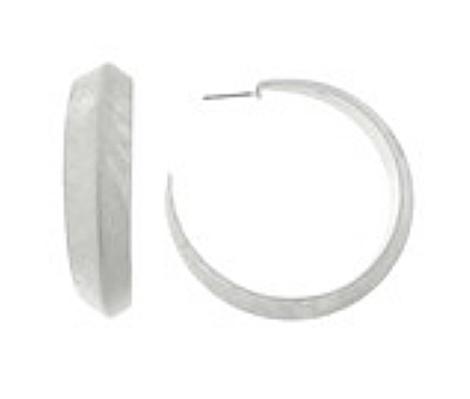 **MORE COLORS** In the Loop Matte Hoop Earrings