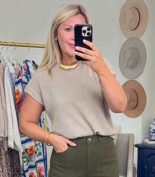 **MORE COLORS** Above All Crew Neck Knit Top