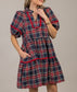 **MORE COLORS** The Sweetest Season Tartan Ric-Rac Dress