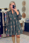 Teal Me a Secret Tiered Dress