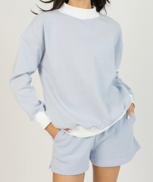 **MORE COLORS** Weekend Wind Down Stripe Pull On Shorts