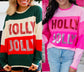 Holly Jolly Sequin Colorblock Sweater