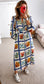 Archive Botanica Belted Midi Dress