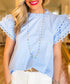 **MORE COLORS** The Sweetest Spring Layered Sleeve Frill Blouse