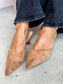 Fancy Feet Kitten Heel Mules