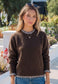 **MORE COLORS** For The Frill Ruffle Hem Knit Top