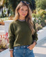 **MORE COLORS** For The Frill Ruffle Hem Knit Top