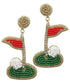 Let’s Par Tee Beaded Golf Earrings