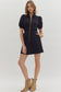 Taking Chances Puff Sleeve Mini Dress