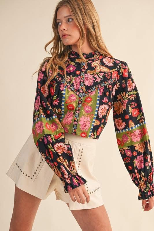 A Fine Fable Printed Blouse