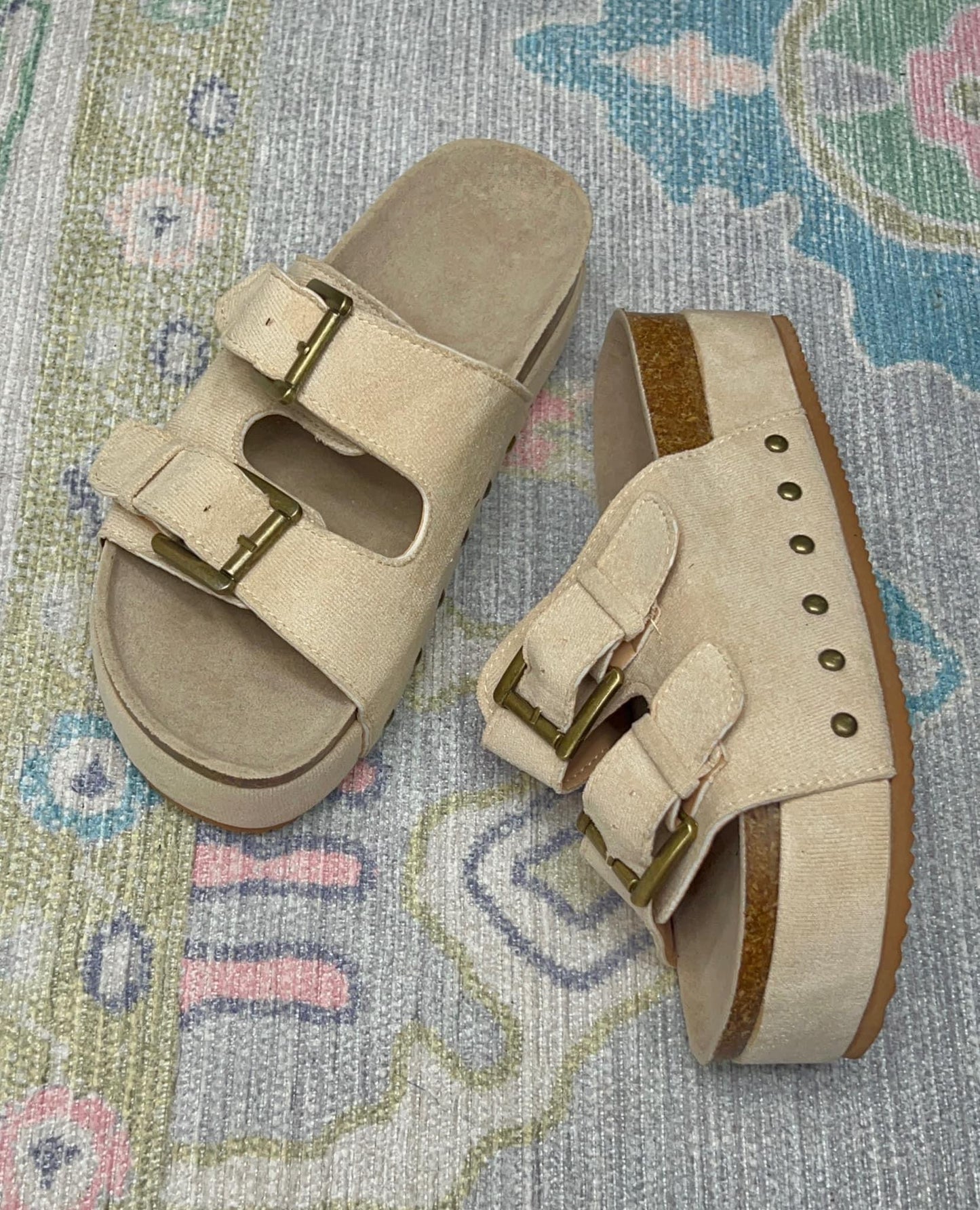 Platform Buckle Sandals