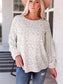 Ivory/Tan Leopard Print Balloon Sleeve Blouse