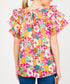 ENTRO: Precious Petals Watercolor Blouse