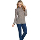 Leopard Print Knit Turtleneck