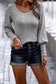 Ribbed Brushed Knit Scoop Top