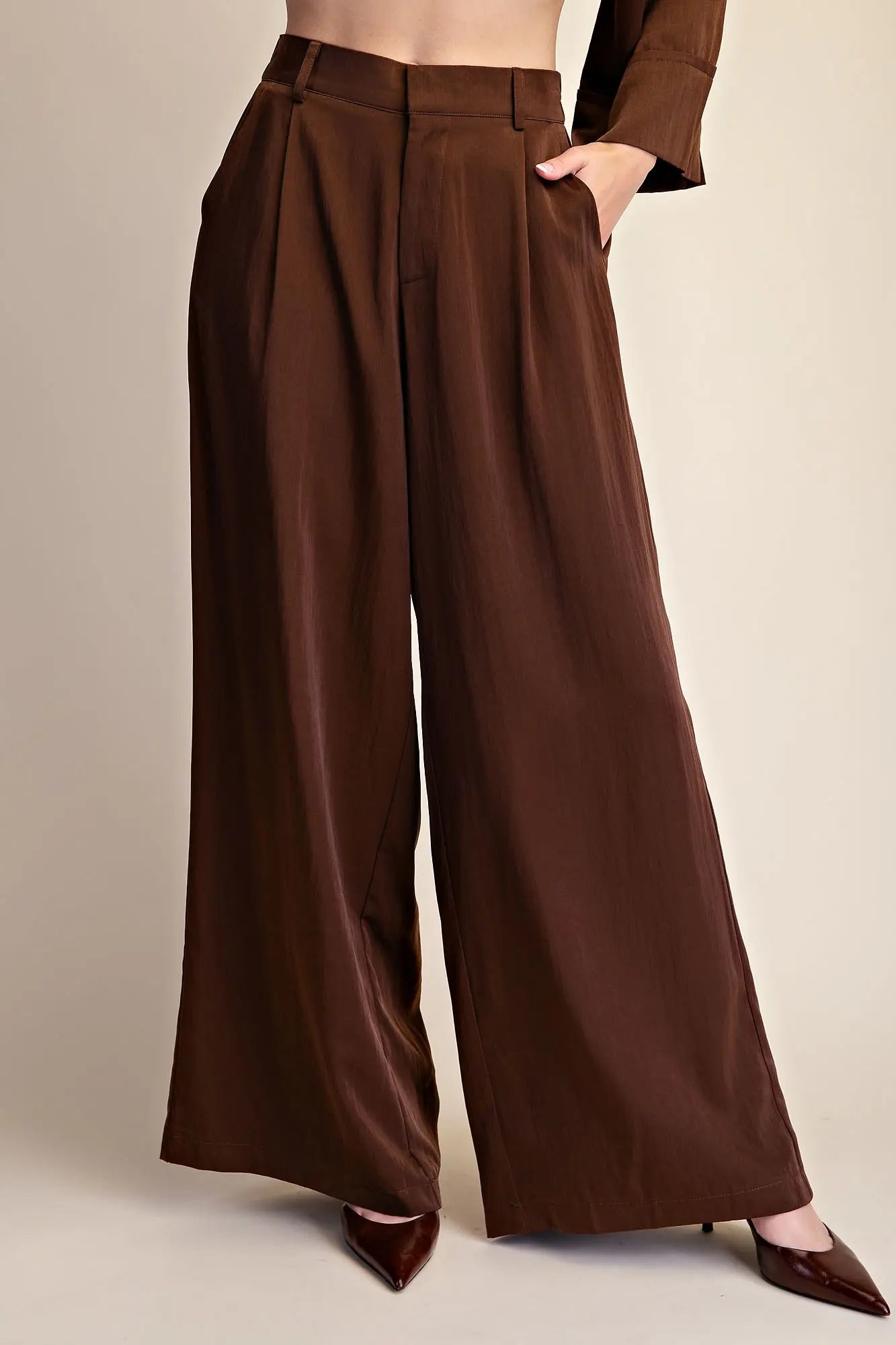 City Slicker Wide Leg Trousers